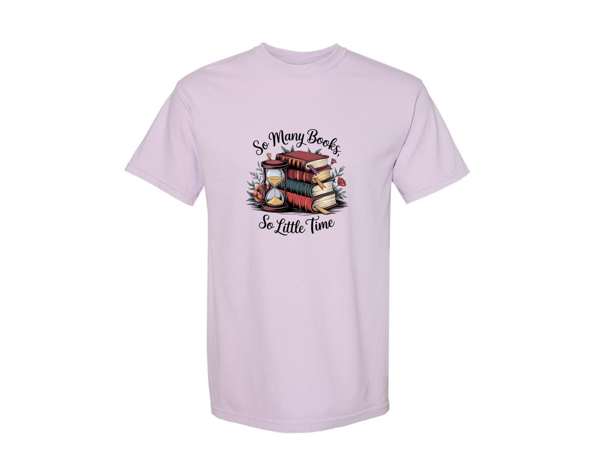 brand:Comfort Colors|color:Orchid|Reading Book 8 Graphic T-Shirt