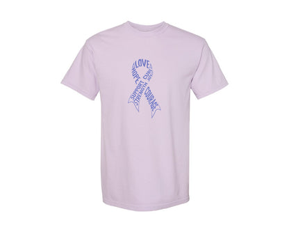 brand:Comfort Colors|color:Orchid|Stomach Cancer Fight Cancer T Shirt 2 Graphic T-Shirt