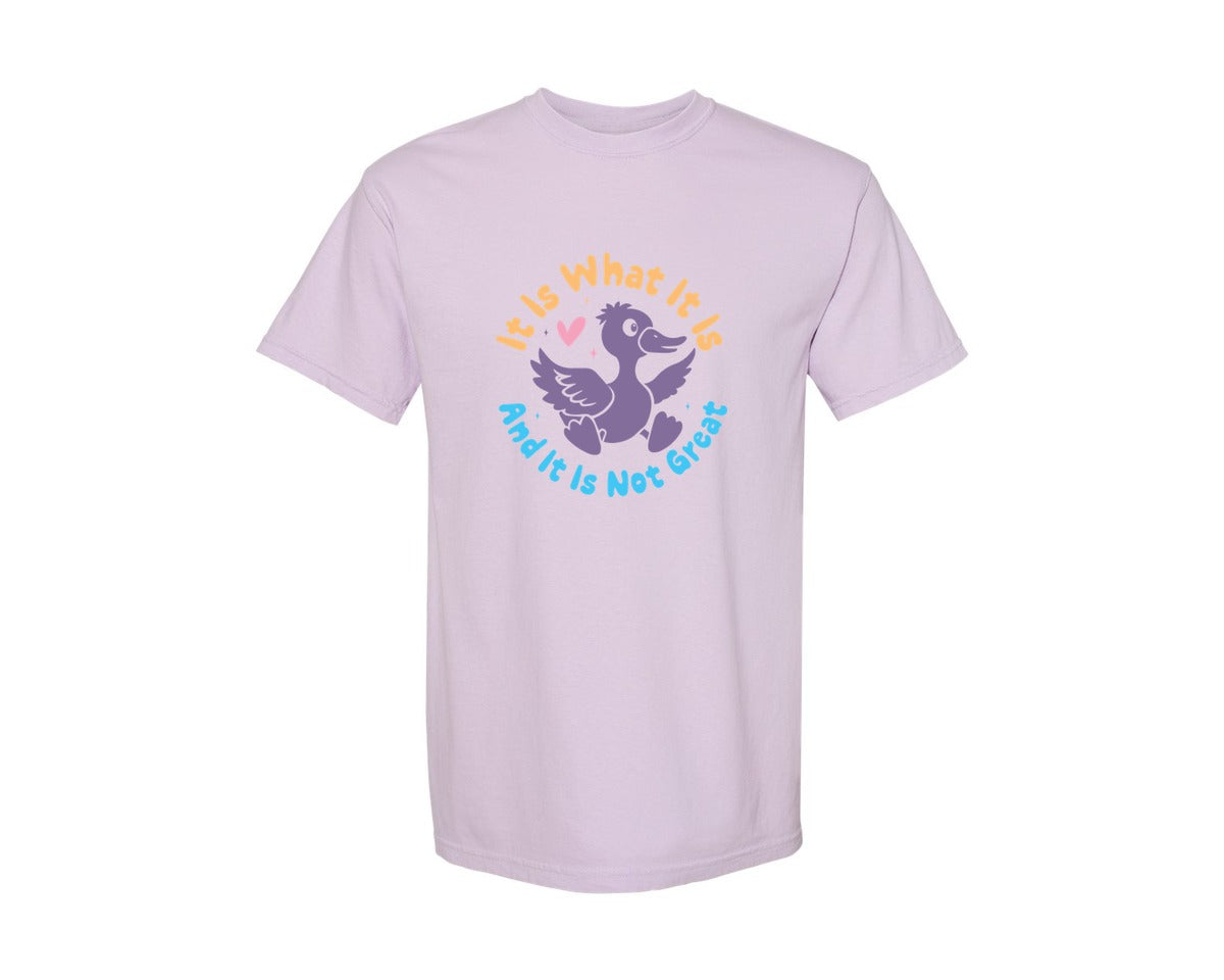 brand:Comfort Colors|color:Orchid|It Is What It Is And It Is Not Great 12 Graphic T-Shirt
