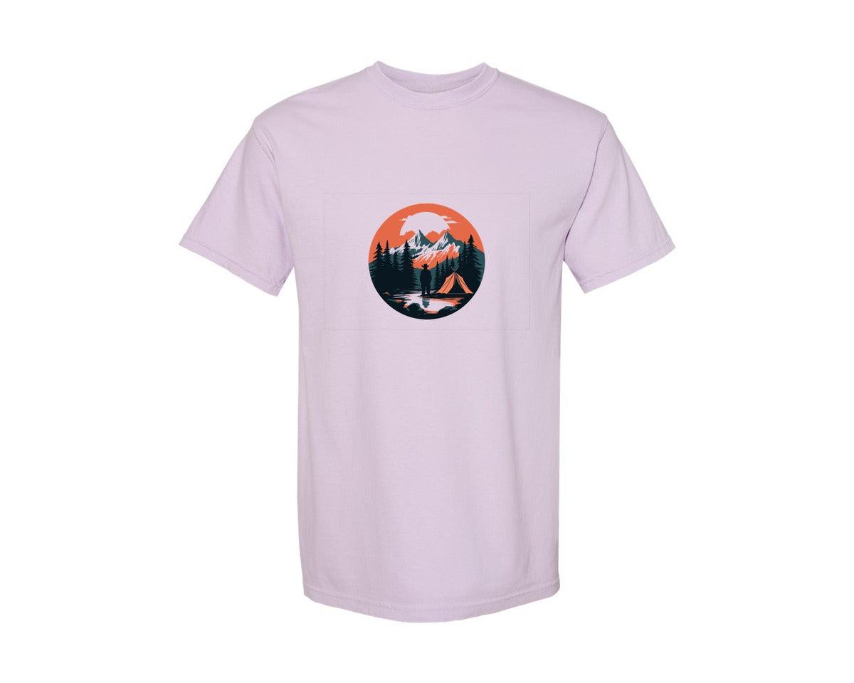 brand:Comfort Colors|color:Orchid|Camping T Shirt Vector Design 6 Graphic T-Shirt