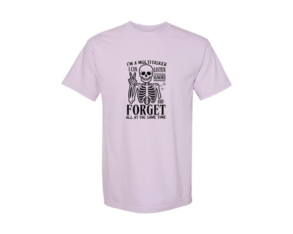 brand:Comfort Colors|color:Orchid|Im A Multitasker Office Humor Graphic T-Shirt