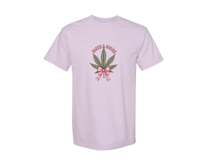 brand:Comfort Colors|color:Orchid|Baked Boujee Funny Graphic T-Shirt