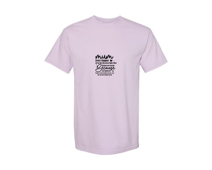 brand:Comfort Colors|color:Orchid|Mothers Day Design Mum Design 2 Graphic T-Shirt