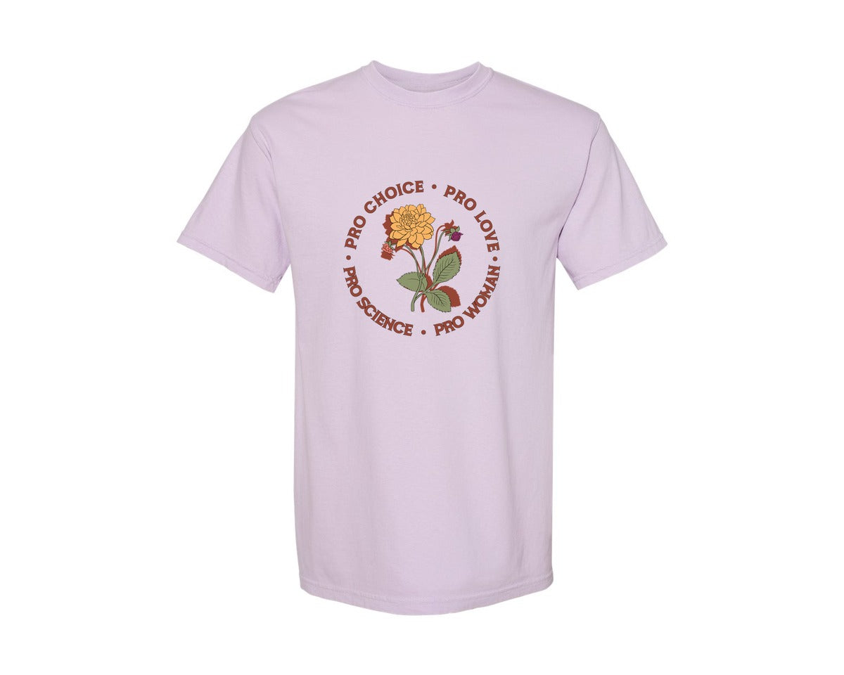 brand:Comfort Colors|color:Orchid|Pro Choice Pro Woman Graphic T-Shirt
