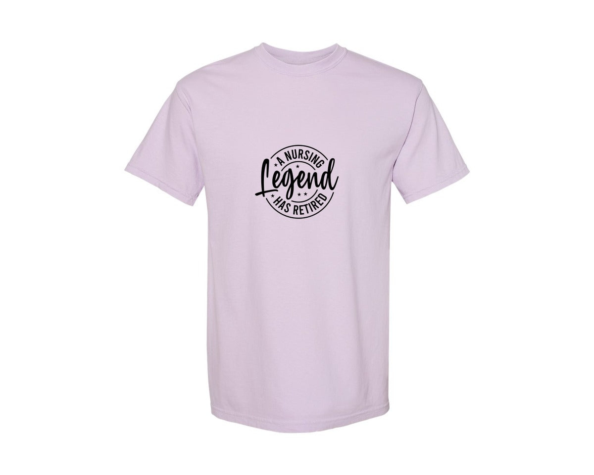 brand:Comfort Colors|color:Orchid|A Nursing Legend Has Retired 20 Graphic T-Shirt