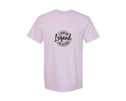 brand:Comfort Colors|color:Orchid|A Nursing Legend Has Retired 20 Graphic T-Shirt