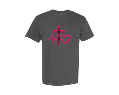 brand:Comfort Colors|color:Pepper|Christian Religious Faith Graphic T-Shirt
