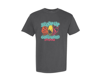 brand:Comfort Colors|color:Pepper|Christian Kids Ice Cream Graphic T-Shirt