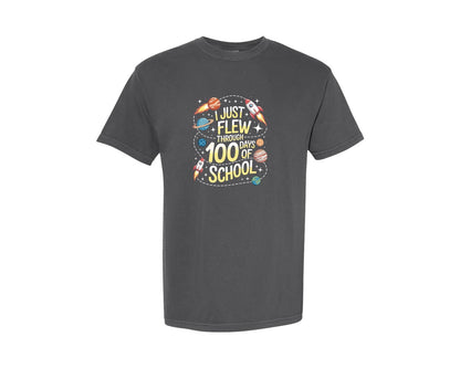 brand:Comfort Colors|color:Pepper|100Th Day School Celebration Vector Graphic T-Shirt