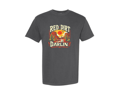 brand:Comfort Colors|color:Pepper|Red Dirt Country Music Western Graphic T-Shirt