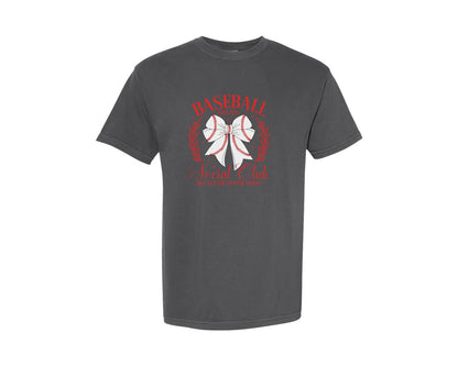 brand:Comfort Colors|color:Pepper|Baseball Moms Social Club Baseball Graphic T-Shirt