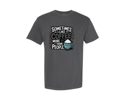 brand:Comfort Colors|color:Pepper|Coffee T Shirt Design 15 Graphic T-Shirt