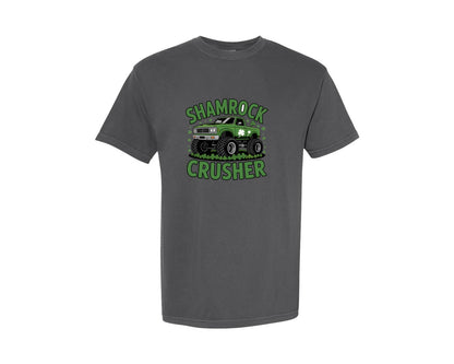 brand:Comfort Colors|color:Pepper|Shamrock Crusher St Patricks Day 5 Graphic T-Shirt