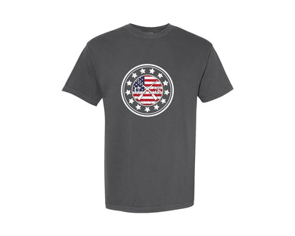 brand:Comfort Colors|color:Pepper|1776 13 Stars Betsy Ross Flag Graphic T-Shirt