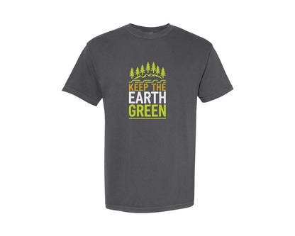 brand:Comfort Colors|color:Pepper|Keep The Earth Green Environment Cute 2 Graphic T-Shirt