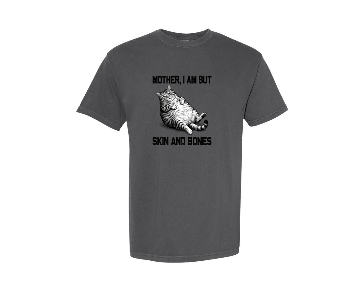 brand:Comfort Colors|color:Pepper|Mother I Am But Skin And Bones Graphic T-Shirt
