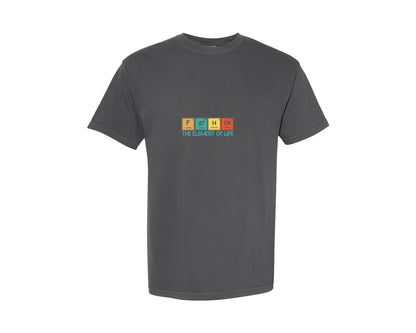 brand:Comfort Colors|color:Pepper|Funny Periodic Table Dad Shirt Svgpng Graphic T-Shirt