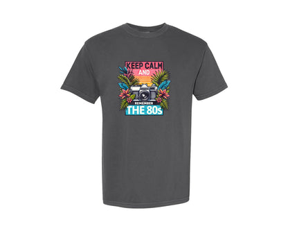 brand:Comfort Colors|color:Pepper|80S Nostalgia Design Graphic T-Shirt