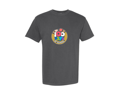 brand:Comfort Colors|color:Pepper|100 Days Of School T Shirt Design 601 Graphic T-Shirt