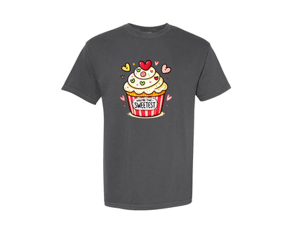 brand:Comfort Colors|color:Pepper|You Are The Sweetest Funny Valentine 2 Graphic T-Shirt