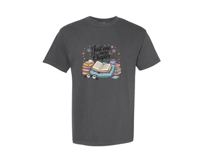 brand:Comfort Colors|color:Pepper|Book Club Books And Coffee Tee 2 Graphic T-Shirt