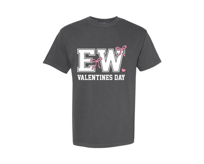 brand:Comfort Colors|color:Pepper|Ew Valentines Day Anti Valentine Graphic T-Shirt