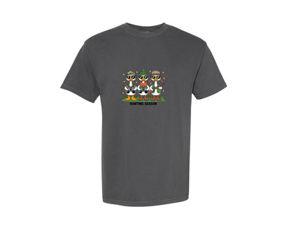 brand:Comfort Colors|color:Pepper|Camo Duck Hunter Graphic T-Shirt