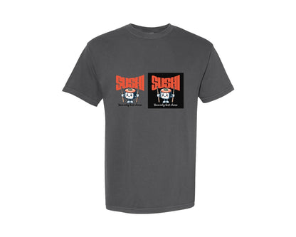 brand:Comfort Colors|color:Pepper|Sushi Buddy Cute Food Graphic T-Shirt