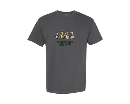 brand:Comfort Colors|color:Pepper|St Patricks Same Silly Goose Graphic T-Shirt