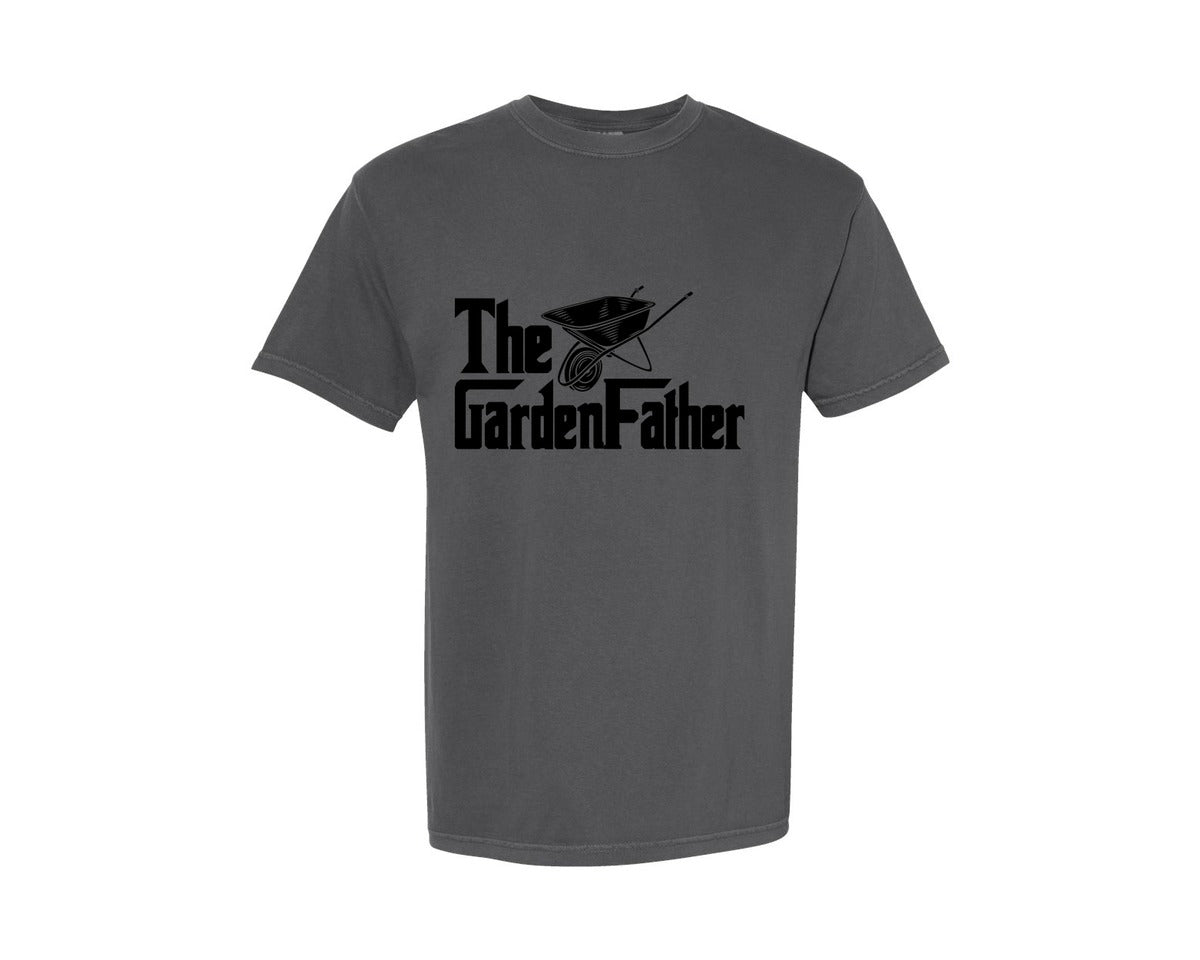 brand:Comfort Colors|color:Pepper|The Garden Father Shirt Plant Dad Shirt Graphic T-Shirt