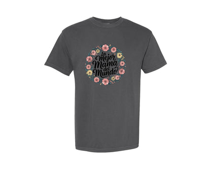 brand:Comfort Colors|color:Pepper|Spanish Mothers Day 5 Graphic T-Shirt