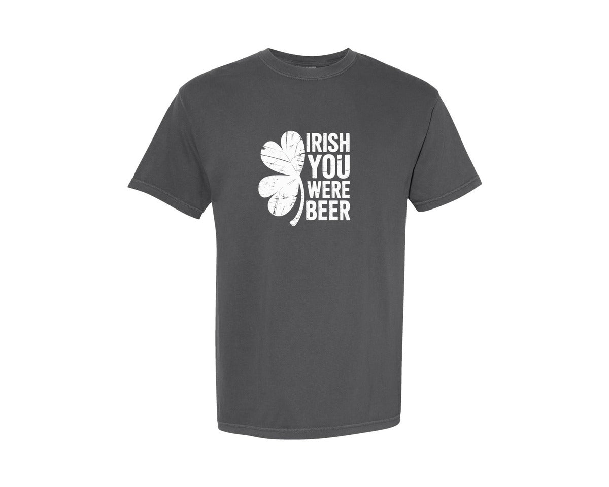 brand:Comfort Colors|color:Pepper|Irish You Were Beer 2 Graphic T-Shirt