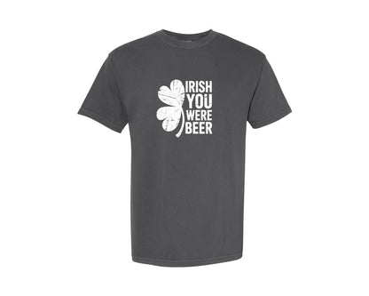 brand:Comfort Colors|color:Pepper|Irish You Were Beer 2 Graphic T-Shirt