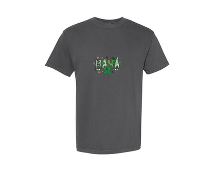 brand:Comfort Colors|color:Pepper|Coquette Bow Doodle Mama St Patricks Day Graphic T-Shirt