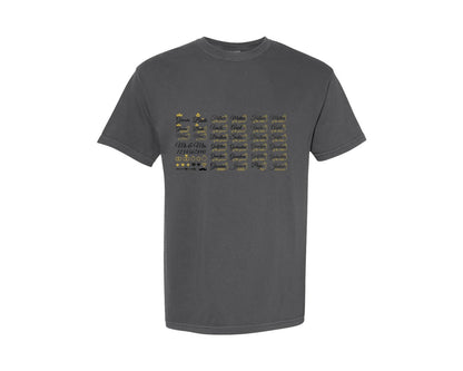 brand:Comfort Colors|color:Pepper|Wedding Wedding Roles Graphic T-Shirt