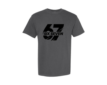 brand:Comfort Colors|color:Pepper|67 Six Seven Racing Number Graphic T-Shirt