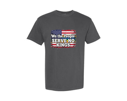 brand:Comfort Colors|color:Pepper|We The People Rainbow Serve No King Graphic T-Shirt