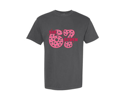 brand:Comfort Colors|color:Pepper|67 Valentine T Shirt Design Graphic T-Shirt