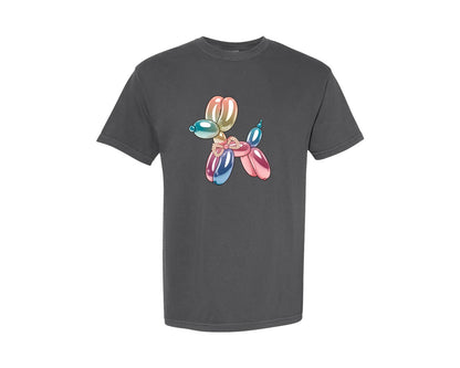 brand:Comfort Colors|color:Pepper|Glam Balloon Dog 3 Graphic T-Shirt