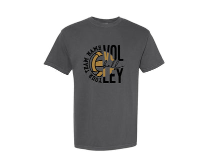 brand:Comfort Colors|color:Pepper|Volleyball 26 Graphic T-Shirt