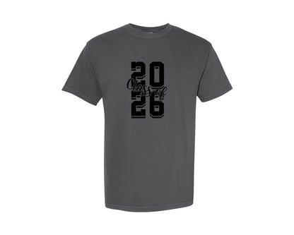 brand:Comfort Colors|color:Pepper|Retro Class Of 2026 Senior 2026 Graphic T-Shirt