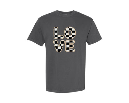 brand:Comfort Colors|color:Pepper|Love Yarn Trendy Valentine 6 Graphic T-Shirt