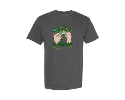 brand:Comfort Colors|color:Pepper|Rolling Up Some St Patricks Spirit Graphic T-Shirt