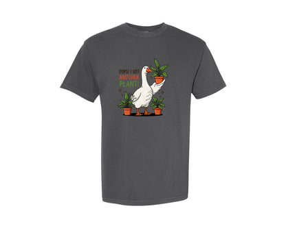 brand:Comfort Colors|color:Pepper|Oops I Got Another Plant Cute Duck Graphic T-Shirt