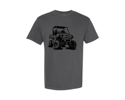 brand:Comfort Colors|color:Pepper|Atv Atv Riding Graphic T-Shirt