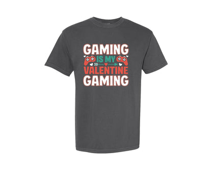 brand:Comfort Colors|color:Pepper|Gaming Is My Valentine 4 Graphic T-Shirt
