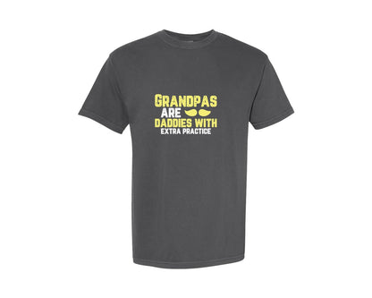 brand:Comfort Colors|color:Pepper|Grandpas Daddies T Shirt Crafts Graphic T-Shirt