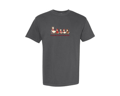 brand:Comfort Colors|color:Pepper|Valentines Day Christian Hospel Goose Graphic T-Shirt