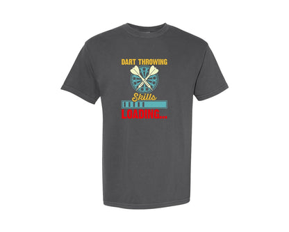 brand:Comfort Colors|color:Pepper|Vintage Dart Throwing T Shirt Design 12 Graphic T-Shirt