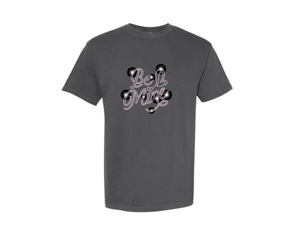 brand:Comfort Colors|color:Pepper|Be Mine Rhinestone Valentine Design 2 Graphic T-Shirt